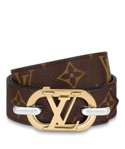 Donna Louis Vuitton Cinture | Cintura Everyday Chain Lv 30 Mm Reversibile