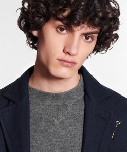 Uomo Louis Vuitton Capispalla E Cappotti | Cappotto Double Face Con Motivo Monogram