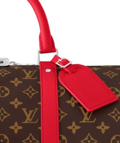 Donna Louis Vuitton Borse Da Viaggio | Keepall Bandouliere 50 Rosso