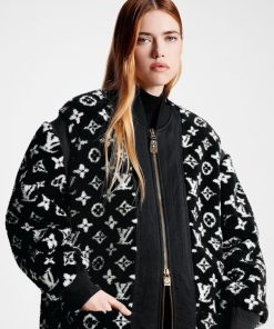 Donna Louis Vuitton Cappotti E Giacche | Bomber Oversize Con Motivo Monogram