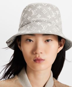 Donna Louis Vuitton Cappelli E Guanti | Cappello Monogram Jacquard Denim