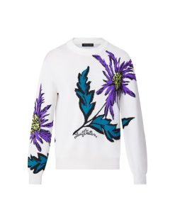 Uomo Louis Vuitton Maglieria E Felpe | Pullover Con Motivo Thistle A Intarsio