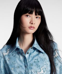 Donna Louis Vuitton Abiti | Abito-Camicia Con Cintura E Stampa Unicorno