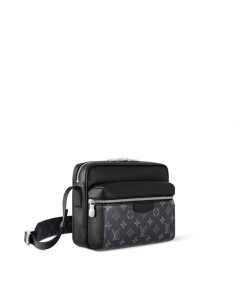 Uomo Louis Vuitton Icone Monogram | Borsa Messenger Outdoor Nero