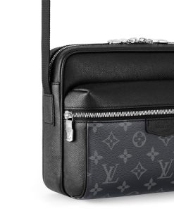 Uomo Louis Vuitton Icone Monogram | Borsa Messenger Outdoor Nero