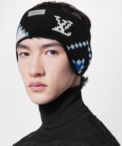 Uomo Louis Vuitton Cappelli E Guanti | Fascia Paraorecchie Lv Snow