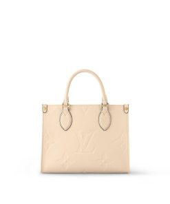 Donna Louis Vuitton Selezione Di Borse In Pelle | Borsa Onthego Pm Crema Chiaro