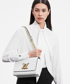 Donna Louis Vuitton Borse Con Catenella E Clutches | Twist Mm Bianco