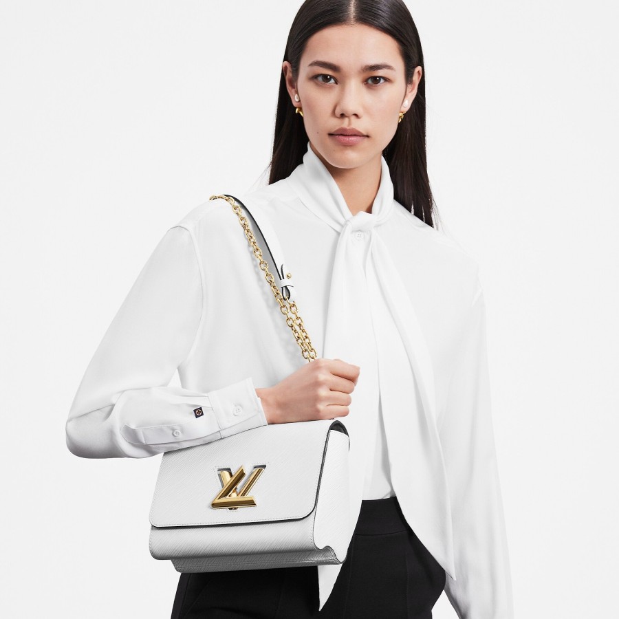 Donna Louis Vuitton Borse Con Catenella E Clutches | Twist Mm Bianco