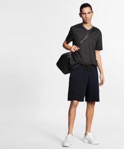 Uomo Louis Vuitton Pantaloni | Shorts Double Face Noir