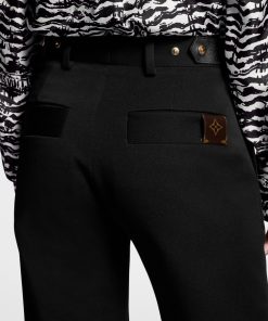 Donna Louis Vuitton Pantaloni | Pantaloni Sartoriali In Gabardine Tecnica