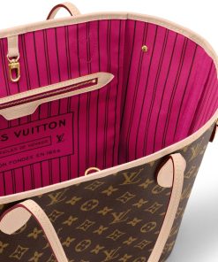 Donna Louis Vuitton Borse A Spalla E Borse A Tracolla | Neverfull Mm Rosa Peonia