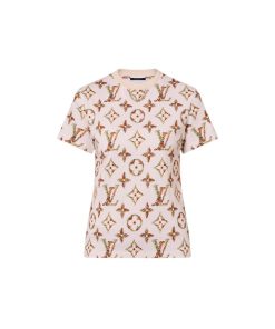 Donna Louis Vuitton Camicie E T-Shirt | T-Shirt Con Motivo Monogram A Fiori