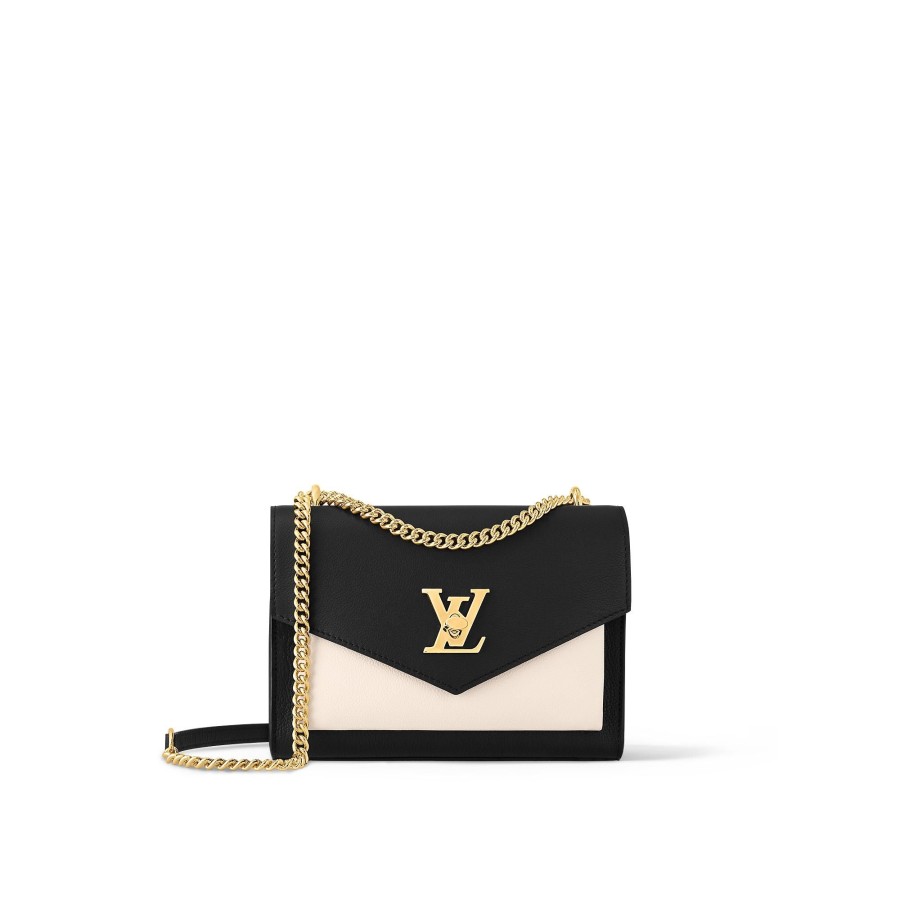 Donna Louis Vuitton Borse A Spalla E Borse A Tracolla | Borsa Mylockme Chain Crema/Nero