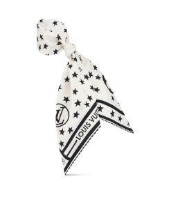 Donna Louis Vuitton Foulard In Seta E Bandeaux | Foulard Esagonale Summer Stardust