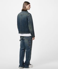 Uomo Louis Vuitton Capispalla E Cappotti | Giacca In Denim In Stile Workwear