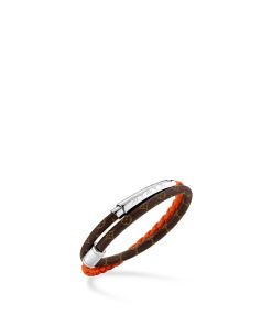 Uomo Louis Vuitton Bracciali | Bracciale Mng Double Spin Marrone