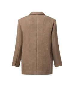 Donna Louis Vuitton Cappotti E Giacche | Blazer Doppiopetto Con Fantasia Principe Di Galles