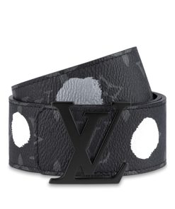 Uomo Louis Vuitton Cinture | Lv X Yk Cintura Lv Initiales 40 Mm Reversibile