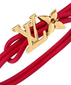 Donna Louis Vuitton Bracciali | Bracciale Lv Bloom Rosso