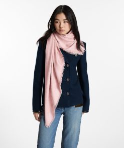 Donna Louis Vuitton Scialli E Stole | Scialle Monogram Classic Rosa Cipria