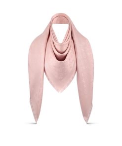 Donna Louis Vuitton Scialli E Stole | Scialle Monogram Classic Rosa Cipria