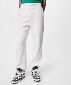 Uomo Louis Vuitton Pantaloni | Pantaloni Da Jogging In Pile Con Motivo Monogram Lvse Blanc Lait