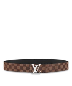 Uomo Louis Vuitton Cinture | Cintura Lv Initiales 40 Mm Reversibile Marrone