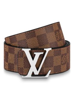 Uomo Louis Vuitton Cinture | Cintura Lv Initiales 40 Mm Reversibile Marrone