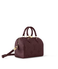 Donna Louis Vuitton Selezione Di Borse In Pelle | Speedy Bandouliere 25 Vinaccia