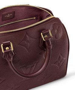 Donna Louis Vuitton Selezione Di Borse In Pelle | Speedy Bandouliere 25 Vinaccia