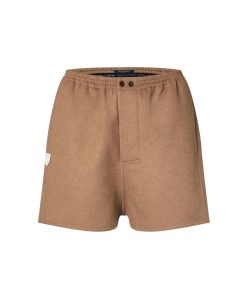 Donna Louis Vuitton Gonne E Shorts | Shorts Stile Boxer In Cammello