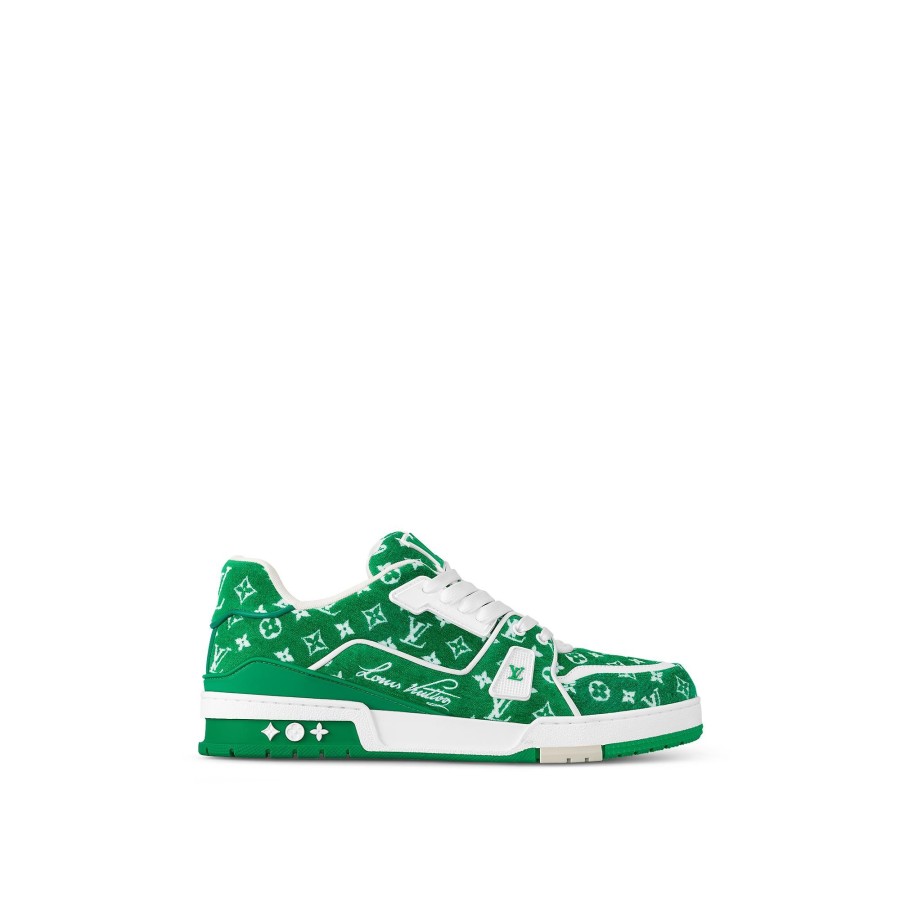 Uomo Louis Vuitton Sneakers | Sneaker Lv Trainer Verde