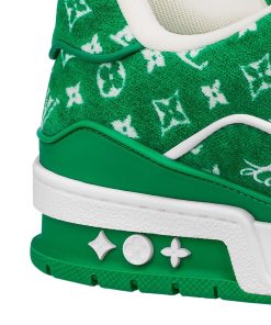 Uomo Louis Vuitton Sneakers | Sneaker Lv Trainer Verde