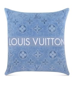 Uomo Louis Vuitton Accessori Per La Casa | Cuscino Da Spiaggia Lvacation Gris Bleu