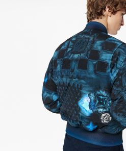 Uomo Louis Vuitton Capispalla E Cappotti | Bomber Con Motivo Damier Salt