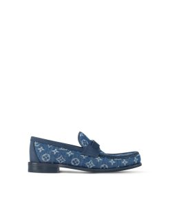 Uomo Louis Vuitton Mocassini | Mocassino Major Blu