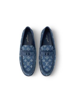 Uomo Louis Vuitton Mocassini | Mocassino Major Blu