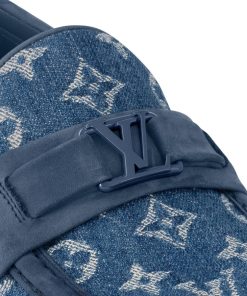 Uomo Louis Vuitton Mocassini | Mocassino Major Blu