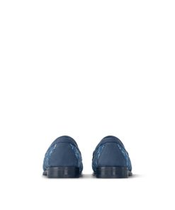 Uomo Louis Vuitton Mocassini | Mocassino Major Blu