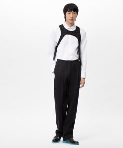 Uomo Louis Vuitton Pantaloni | Pantaloni Da Sera Con Coulisse