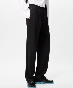 Uomo Louis Vuitton Pantaloni | Pantaloni Da Sera Con Coulisse