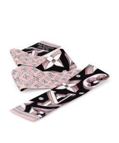 Donna Louis Vuitton Foulard In Seta E Bandeaux | Bandeau Ultimate 3D Nero