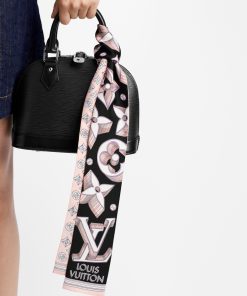 Donna Louis Vuitton Foulard In Seta E Bandeaux | Bandeau Ultimate 3D Nero