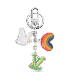 Uomo Louis Vuitton Portachiavi E Charms Per Borse | Charm Per Borse E Portachiavi Lv Good Vibes