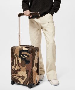 Uomo Louis Vuitton Valigie Con Rotelle | Trolley Horizon 55