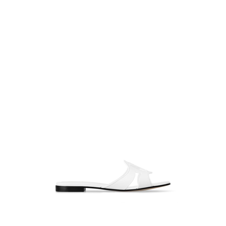 Donna Louis Vuitton Mule E Slider | Mule Bassa Lv Isola Bianco