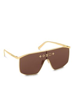 Donna Louis Vuitton Occhiali Da Sole | Occhiali Da Sole Lv Golden Mask