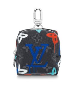 Uomo Louis Vuitton Portachiavi E Charms Per Borse | Charm Per Borse E Portachiavi Squared Pouch