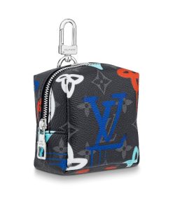 Uomo Louis Vuitton Portachiavi E Charms Per Borse | Charm Per Borse E Portachiavi Squared Pouch